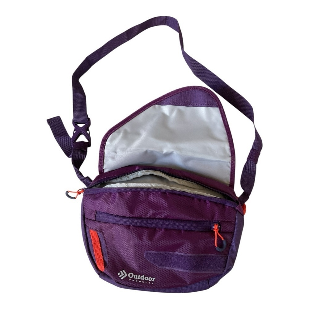 Outdoor Products Purple Crossbody Travel Bag Small Lightweight - Picture 2 of 6